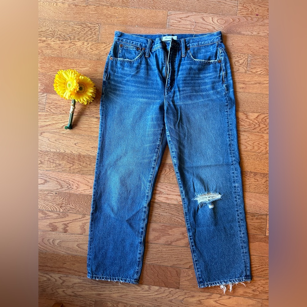 Madewell Classic Straight jean cut size 30